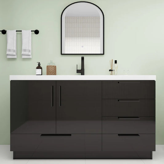 Nova 60" Freestanding Bathroom Single Vanity with Sink