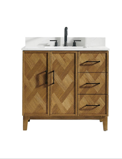 Driftwood Series 36" Single Bathroom Vanity