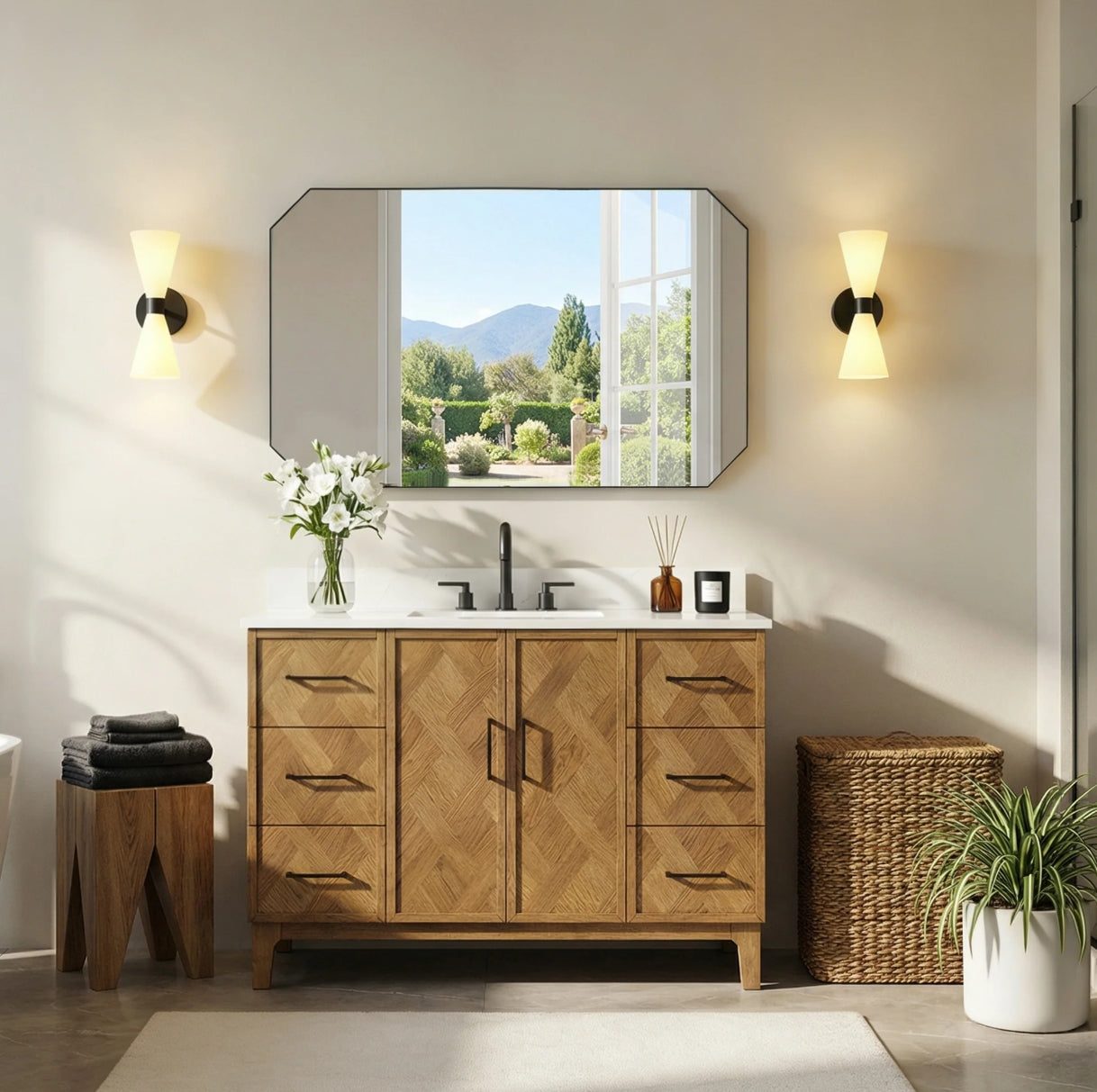 Driftwood Series 48" Single Bathroom Vanity