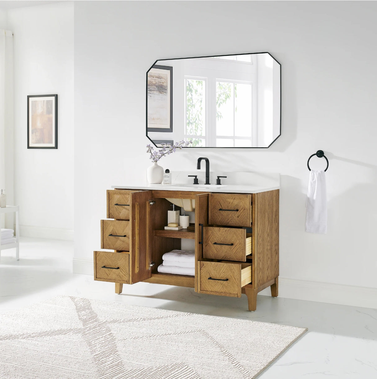 Driftwood Series 48" Single Bathroom Vanity