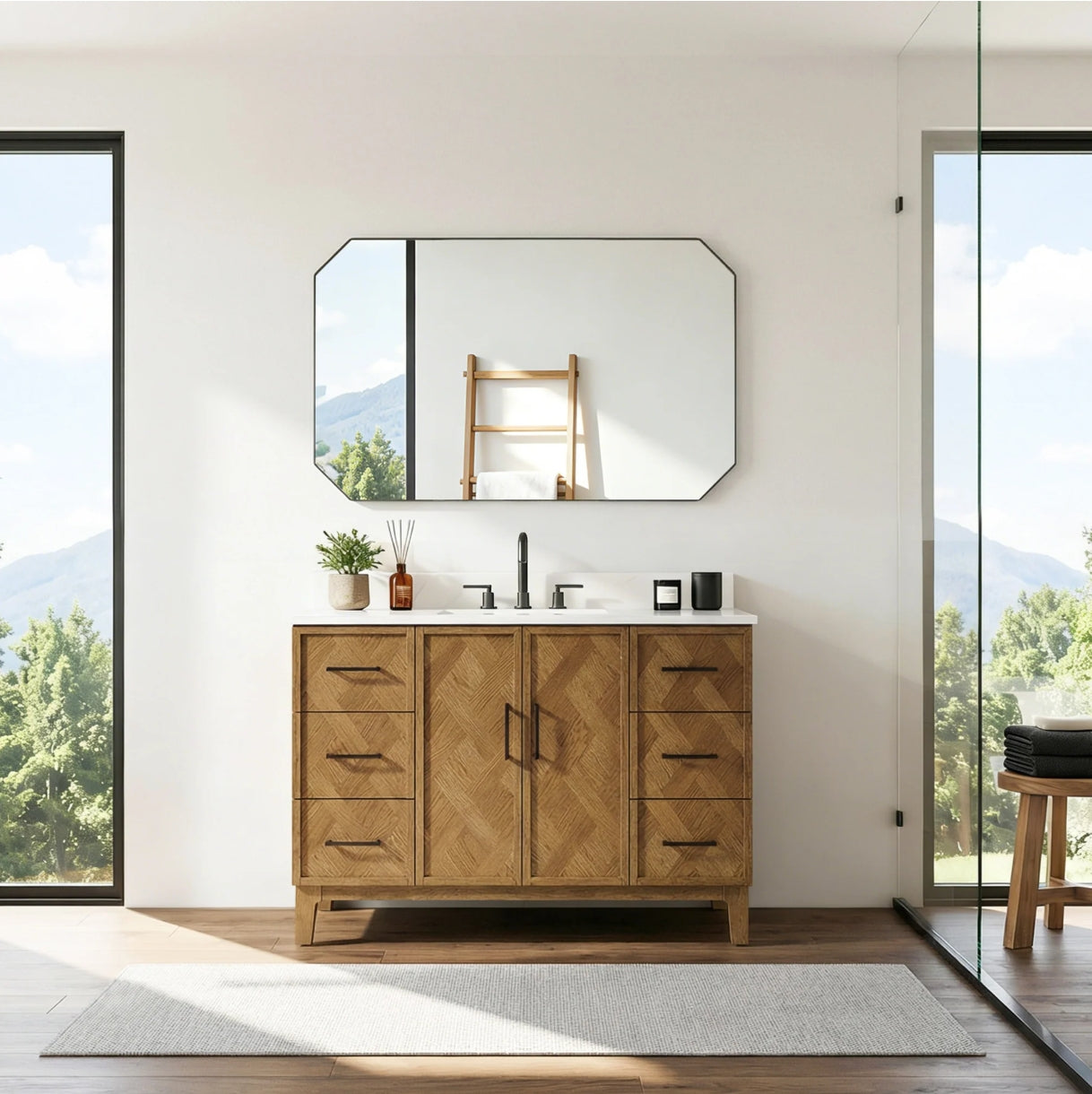 Driftwood Series 48" Single Bathroom Vanity