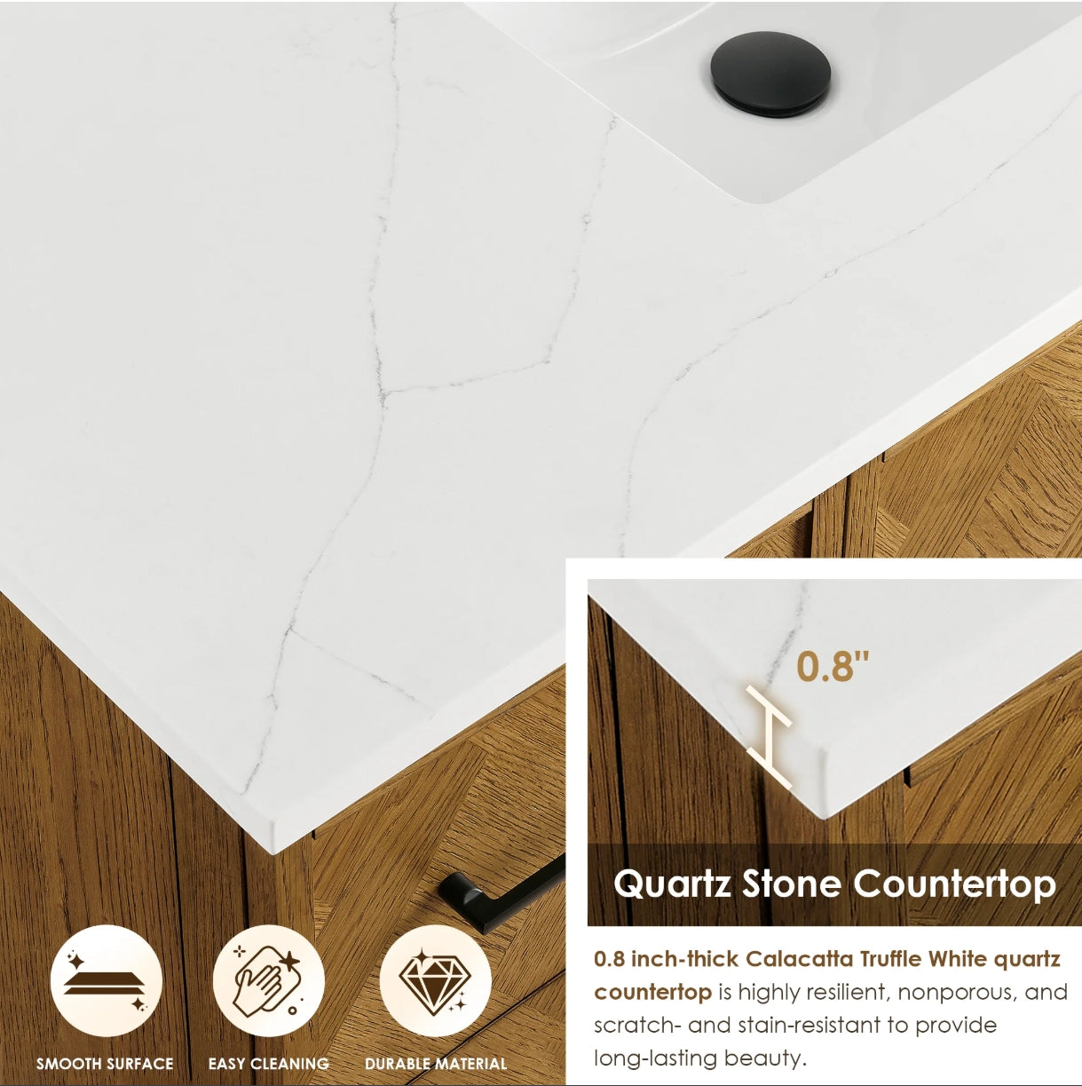 Driftwood Series 48" Single Bathroom Vanity