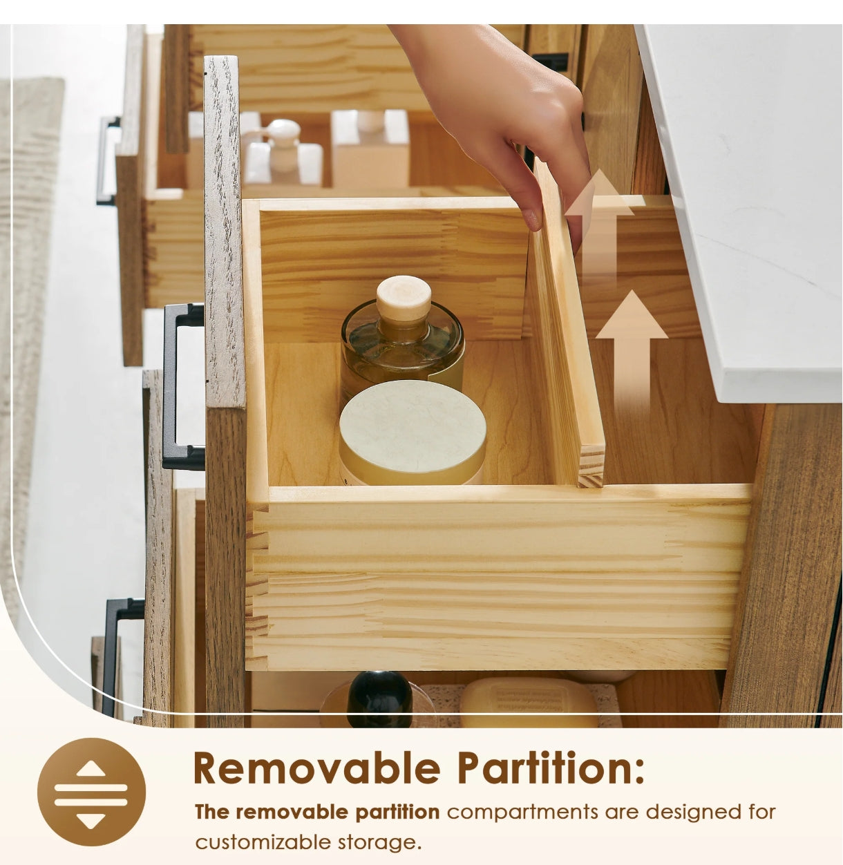 Driftwood Series 48" Single Bathroom Vanity