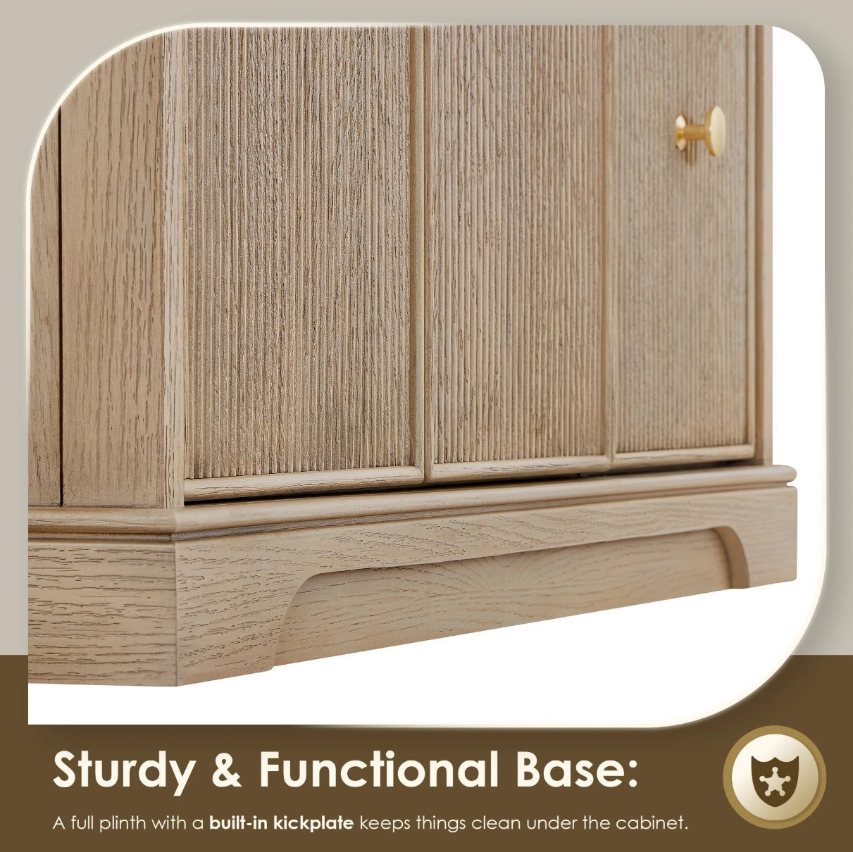 Oakmont Series 36" Natural Oak Single Bathroom Vanity