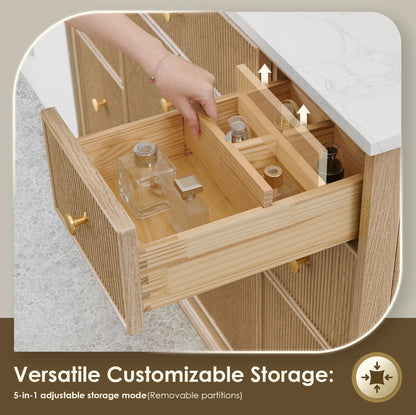 Oakmont Series 36" Natural Oak Single Bathroom Vanity