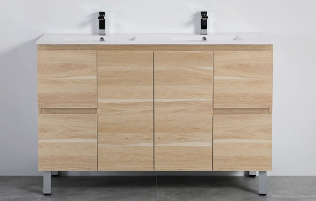 Winston 60"  Bathroom Vanity with Ceramic Top and Legs